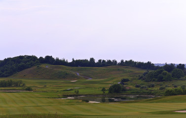 Fototapeta na wymiar Golf Course Landscape