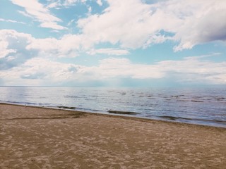 jurmala beach, gulf of riga, baltic sea, latvia