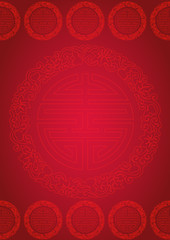 Oriental Chinese pattern background