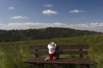 Na górskim szlaku, odpoczynek © Piotr Szpakowski
