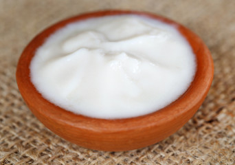 Yogurt or sweet curd
