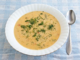 vegetable soup as dinner meal