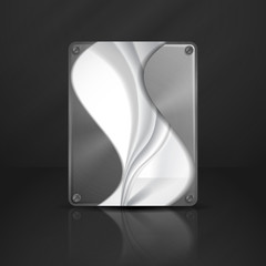 Metal Texture Plate With Screws