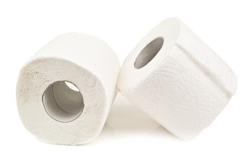 two rolls of paper