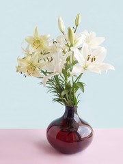 posy of lilies