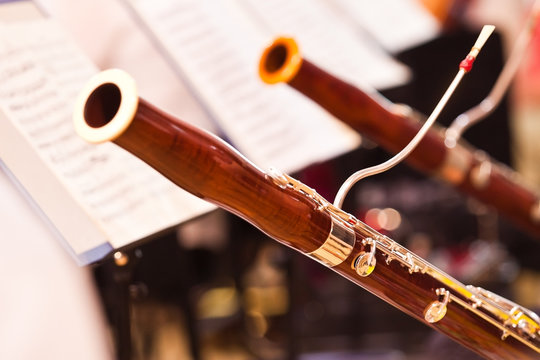 Fragment bassoons in a symphony orchestra