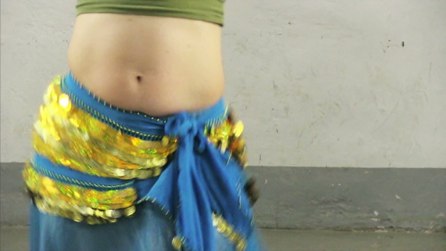 Girl dances east dance