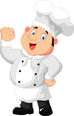 a gourmet chef giving an okay sign