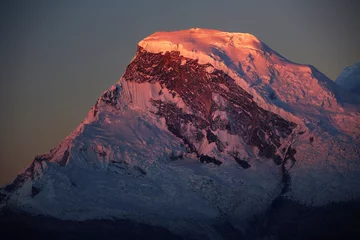 Wandaufkleber Huascaran Peak (6768 m) in Cordiliera Blanca, Peru, Südamerika © Rechitan Sorin