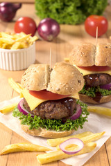 Big and tasty burger