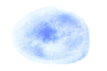 Oval watercolor brush stroke