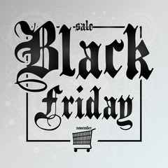 Black Friday Sticker Isolated On Background