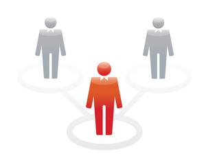 vector office icon team