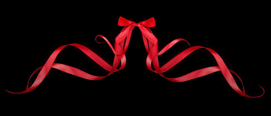 colorful gift bows with ribbons