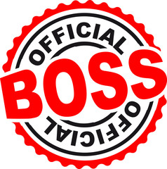 Official Boss Stempel Abdruck