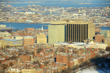 Beacon Hill historical apartments, Boston, Massachusetts