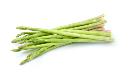 asparagus on white background