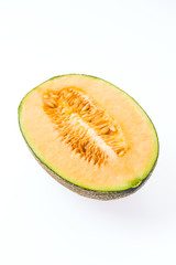 Melon isolated on white