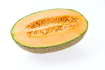 Melon isolated on white