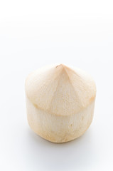 Coconut isolated on white