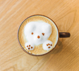 Bear Latte coffee