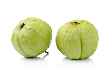 guava fruit isolated on white background