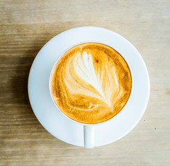 Latte coffee