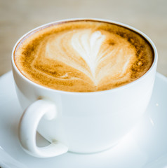 Latte coffee