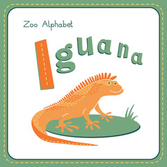 Letter I - Iguana