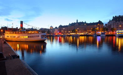 View of Stockholm city