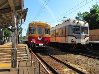 Obraz premium 富山地方鉄道の電車