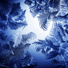 Frosty winter pattern