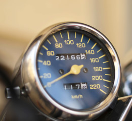 Motorcycle speedometer