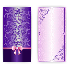 Template for greeting card, invitation
