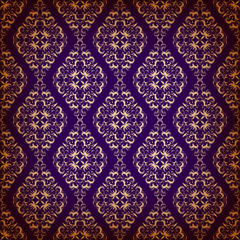 Seamless pattern with ethnic motifs