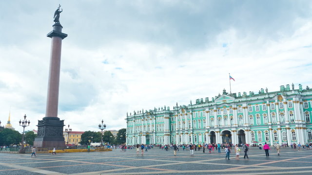 Schlossplatz. St. Petersburg. Russia.