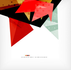 Geometric shape abstract futuristic background