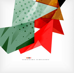 Geometric shape abstract futuristic background