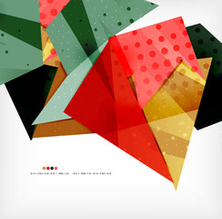 Geometric shape abstract futuristic background