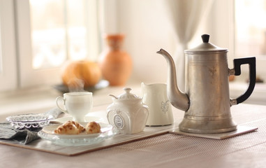 Breakfast in bright colors