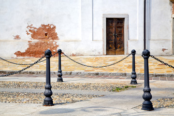 street santo antonino lombardy italy  varese abstract