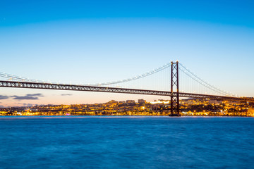 Fototapeta na wymiar Lisbon April Bridge Portugal
