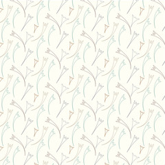 vector floral seamless pattern background