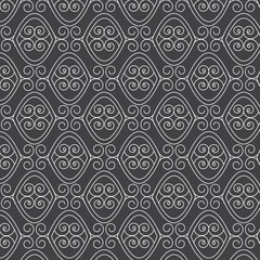 abstract line and curve pattern vector background