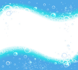 Naklejka premium water with bubbles