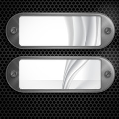 Metallic Frame With Screws