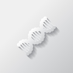 Dna icon,medical symbol