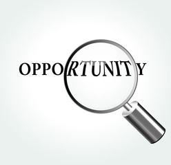 Vector opportunity concept illustration