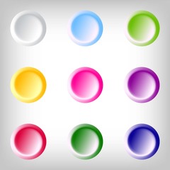 coloured buttons