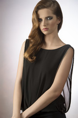 Obraz premium girl with sexy fashion style